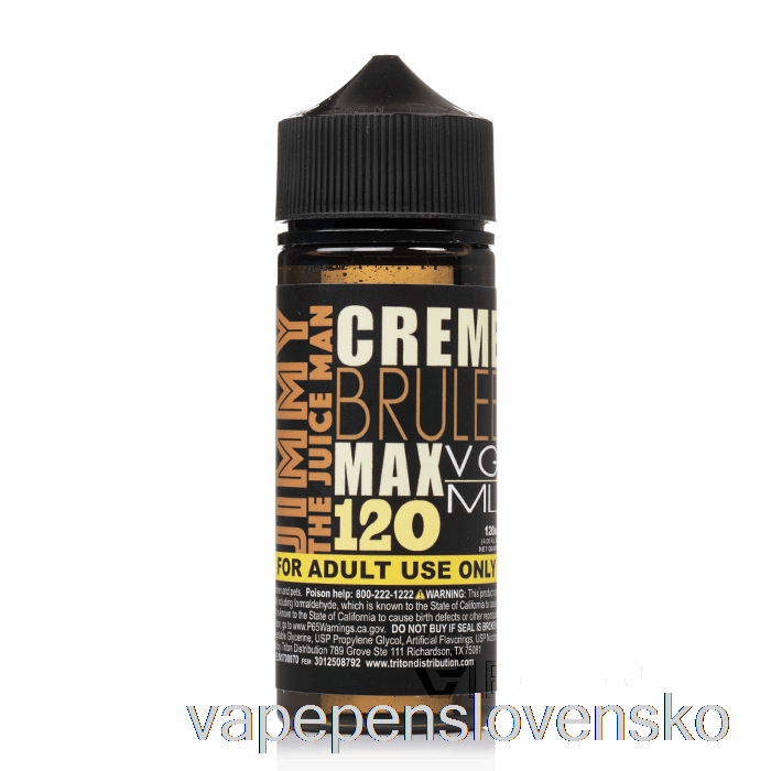 Creme Brulee - Jimmy The Juiceman - 120 Ml 3 Mg Vape Pero